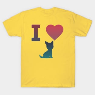 I Love Cats T-Shirt